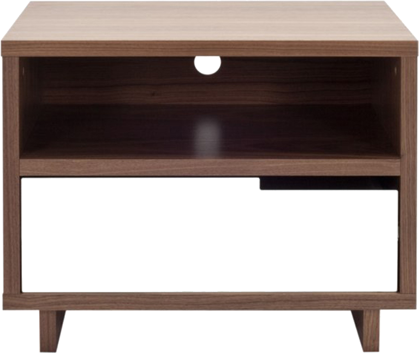 Modu-licious Bedside Table - Bedside Table Modern Walnut (1899x1536), Png Download