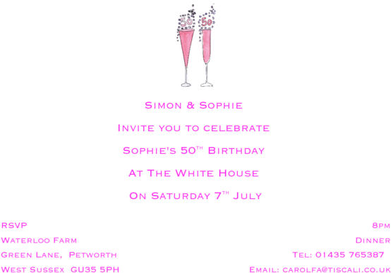 50th Birthday Bunting - Drink (600x430), Png Download