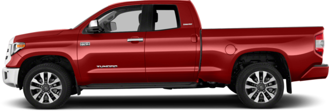 7l V8 2019 Toyota Tundra Truck Sr - 2018 Toyota Tundra Side View (640x216), Png Download
