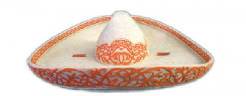 Sombrero De Lana Estillo Cocula Con Greca - Cocula, Jalisco (800x800), Png Download