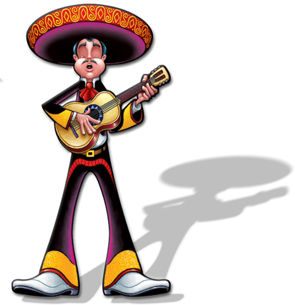 Fiesta Cutouts Party Accessory (1 Count) (6/pkg) (694x634), Png Download