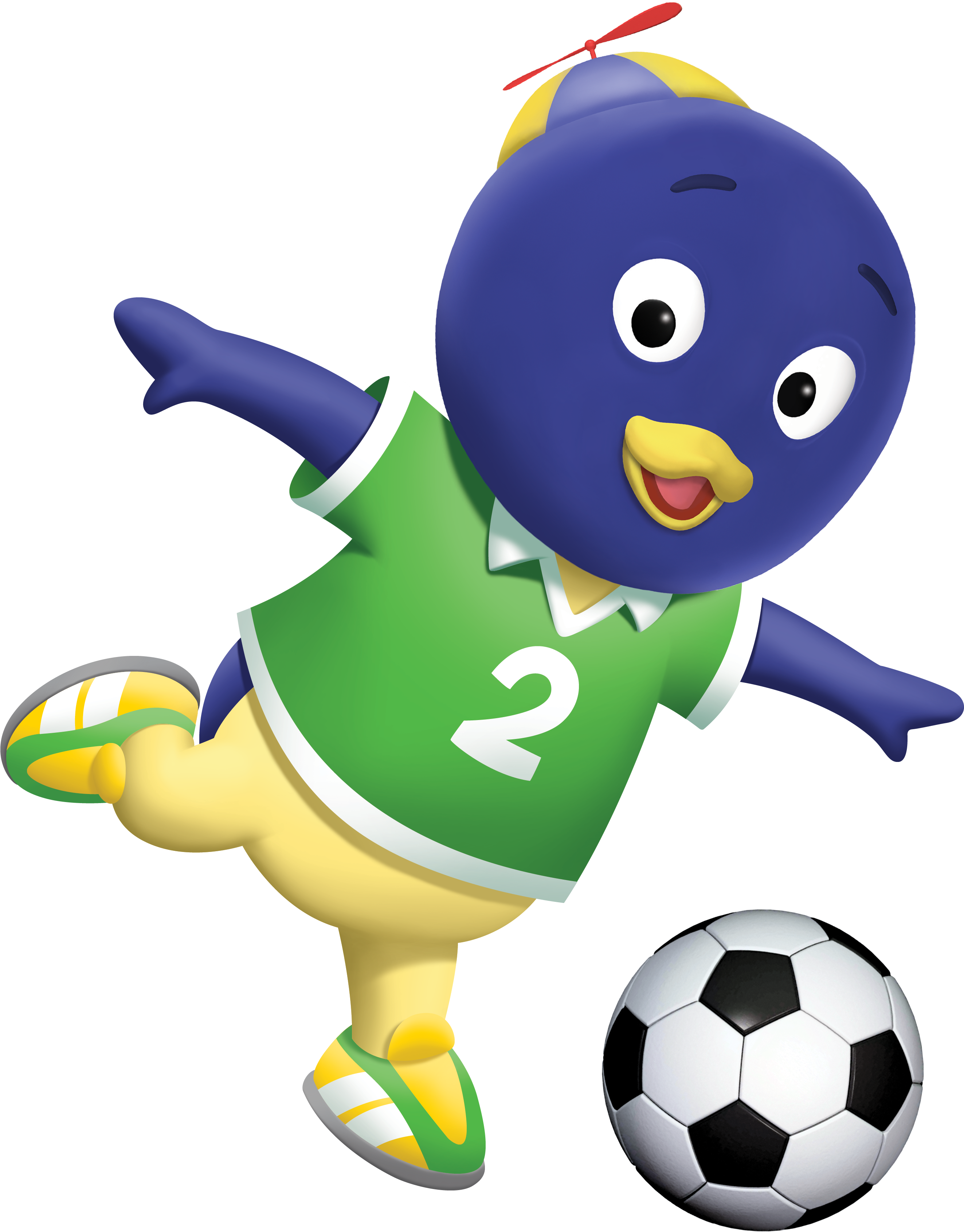 The Backyardigans Pablo Soccer Fútbol Nickelodeon Nick - Pablo Backyardigans Soccer (2700x3600), Png Download