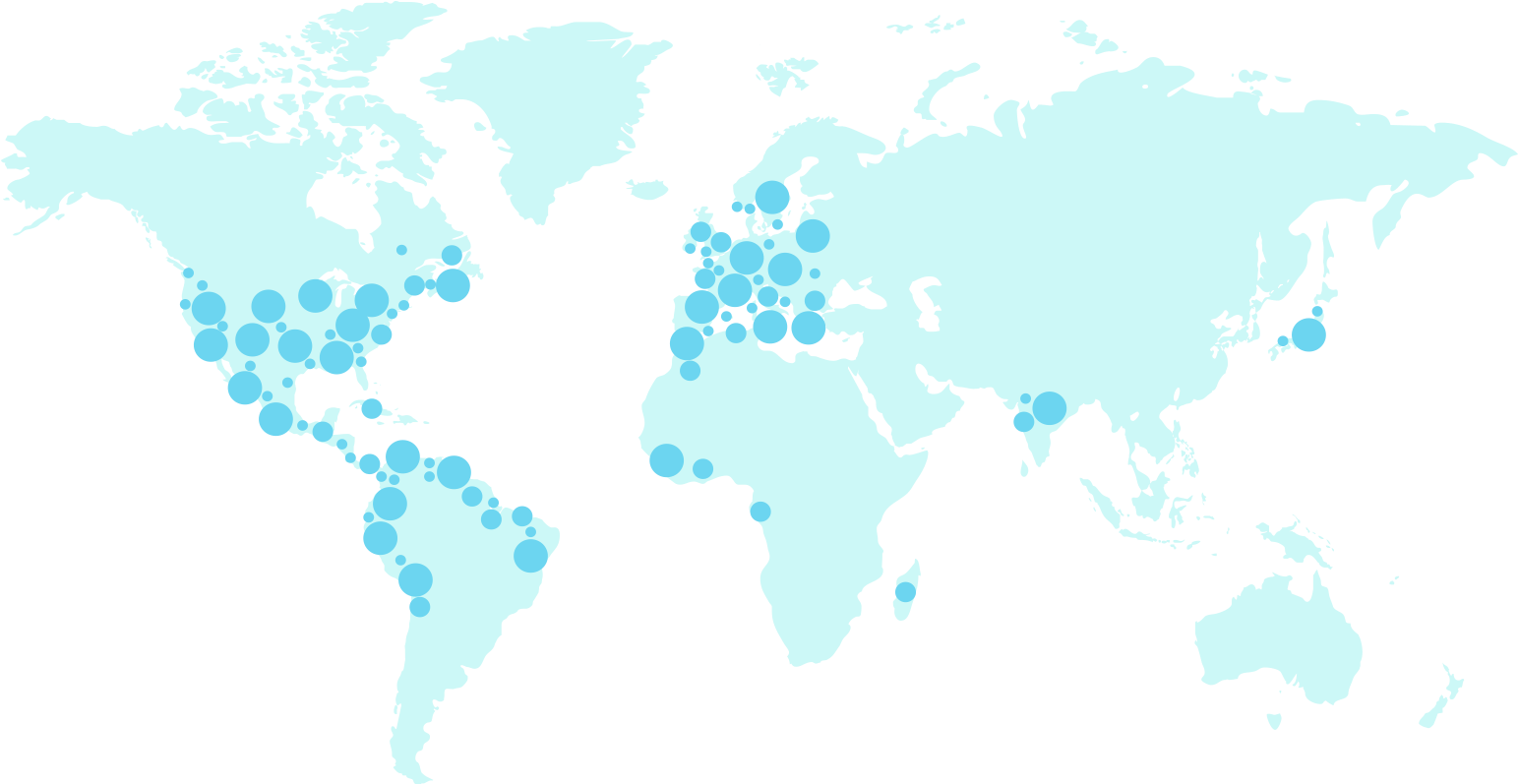 Subscribe To Our Newsletter - World Map (2340x796), Png Download