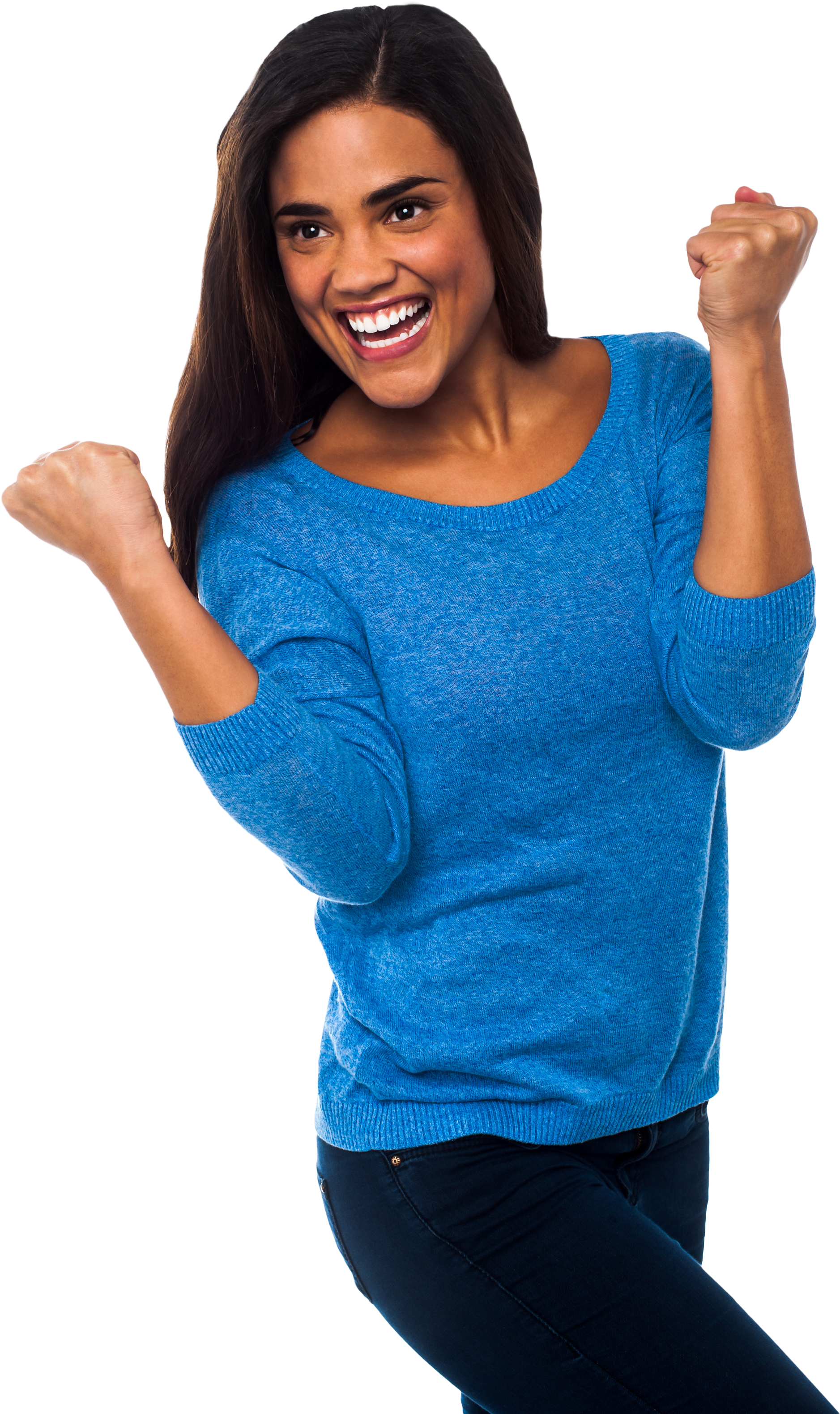 Happy Stock Photo Female (2129x3200), Png Download