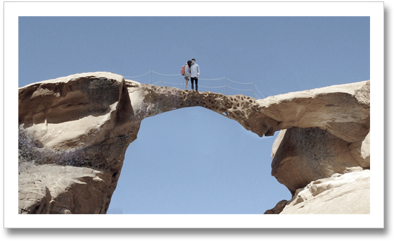 Stone Spray Bridge 03 - Jabal Umm Fruth Bridge (580x361), Png Download