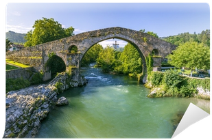 Roman Stone Bridge In Cangas De Onis Wall Mural • Pixers® - Paisajes Mas Bonitos De Peru (400x400), Png Download
