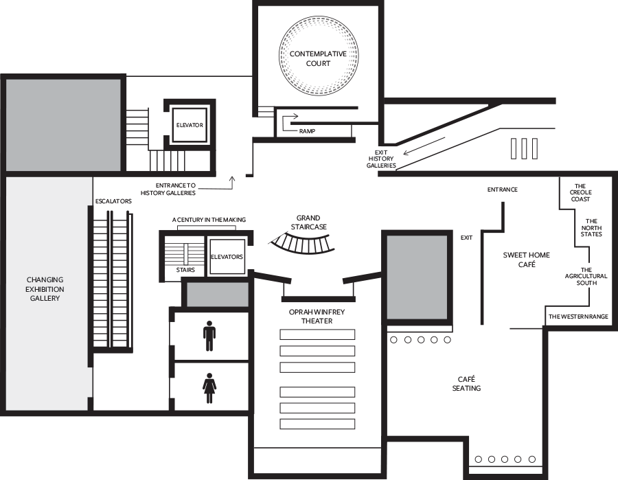 Museum Maps - Floor Plans Of Museums (900x699), Png Download