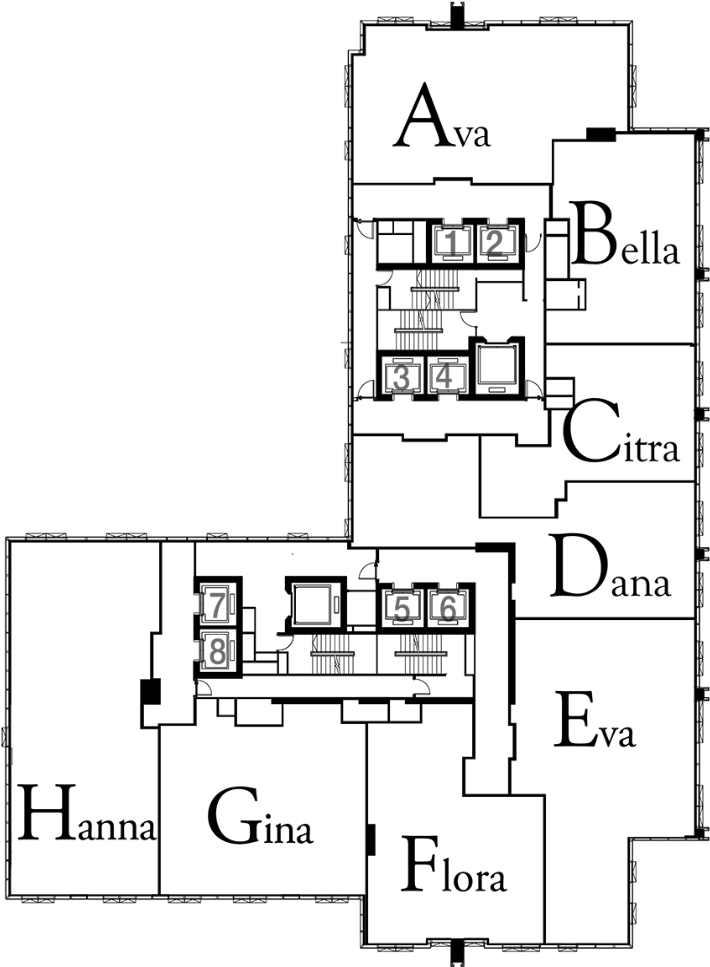 Typical Floor - Ritz Carlton Residences Kl Layout (839x1032), Png Download