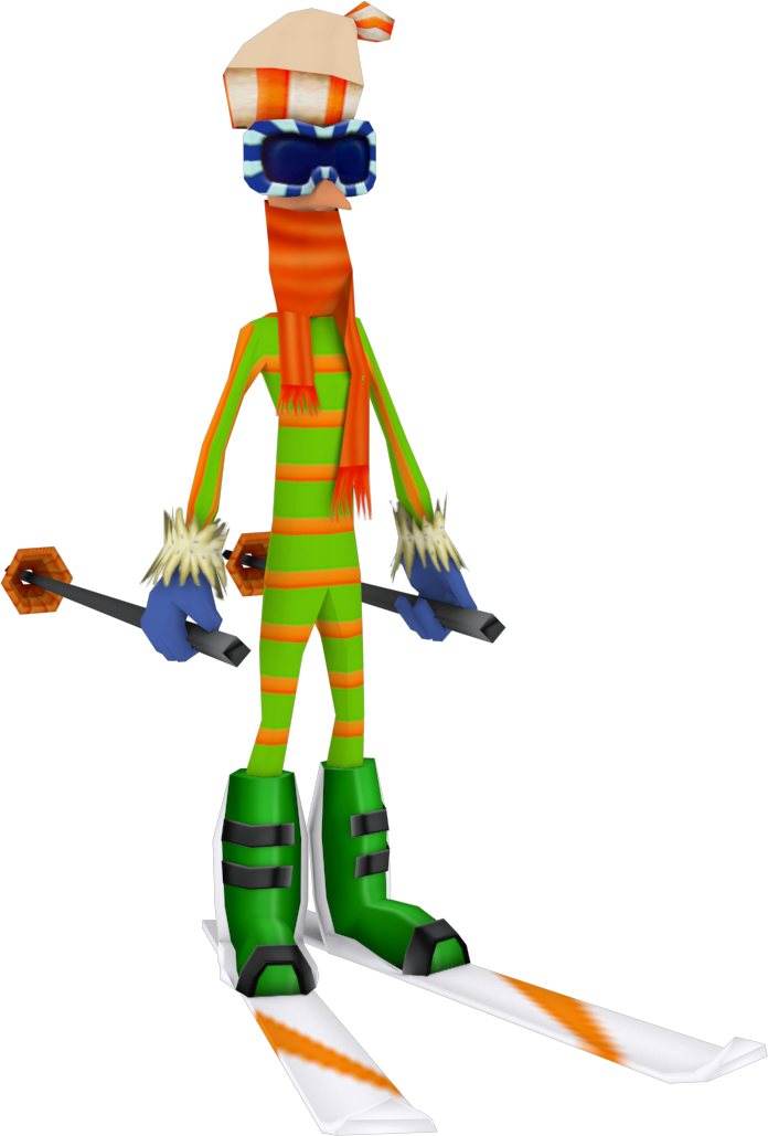 Skiinglabassistanttwoc - Wrath Of Cortex Death (696x1029), Png Download