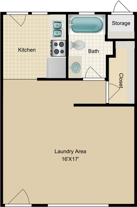 Furnish This Floor Plan - Floor Plan (750x750), Png Download