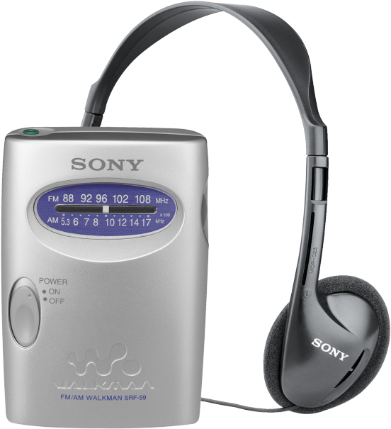 Walkman Sony Srf 59 (786x655), Png Download
