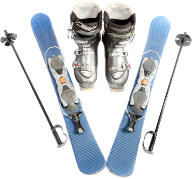 How To Send Skis Using Sinmaletas - Skiing (381x355), Png Download