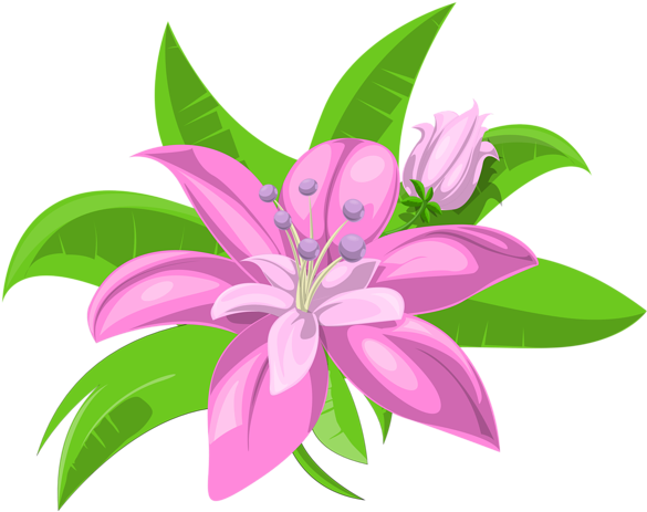Download 0, - Flores Dibujos A Color PNG Image with No Background -  
