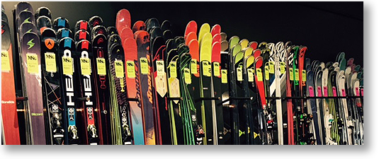 Big Selection Of Skis - Ski (535x225), Png Download
