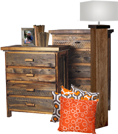 Brown Dog Wood Company Blends The Creativity And Passion - Mountain Woods Furniture Wyoming Collection 4-drawer (425x479), Png Download