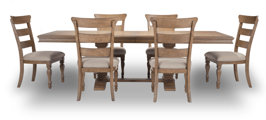 Riverdale 7 Piece Dining Room Set - Riverdale #9 (850x534), Png Download