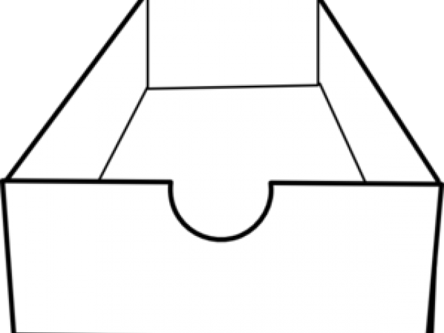 Box Clipart Empty Box - Shoe Box Coloring Page - Free Transparent PNG ...