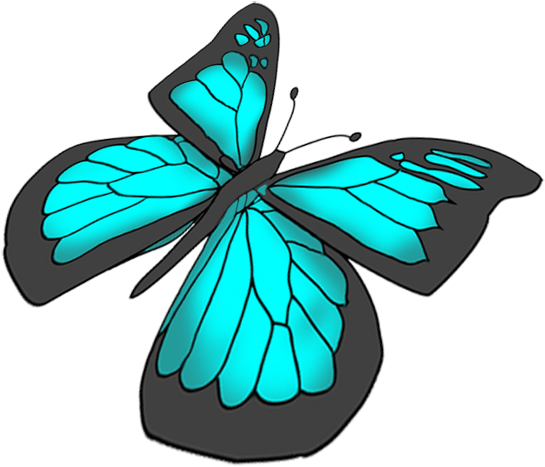 Black Swallowtail Flying, Free Butterflies Drawing - Drawing (588x532), Png Download