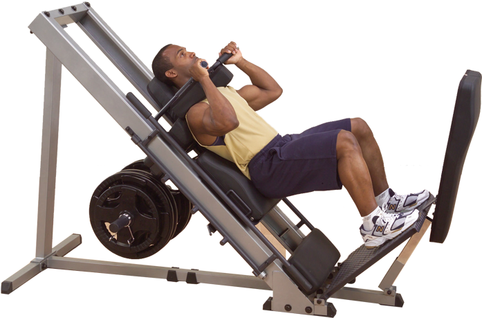 Hack Squat - Body Solid Glph1100 Leg Press (700x700), Png Download