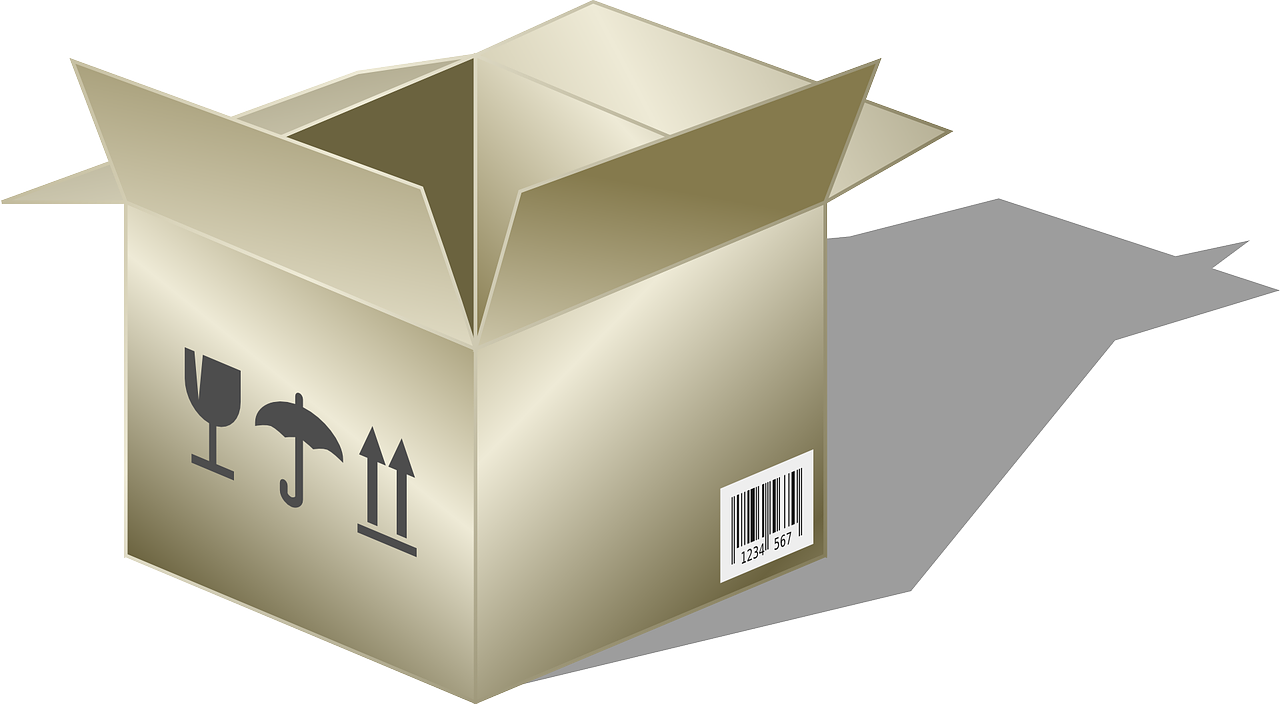Cardboard Box 161578 - Box Designing (1280x704), Png Download