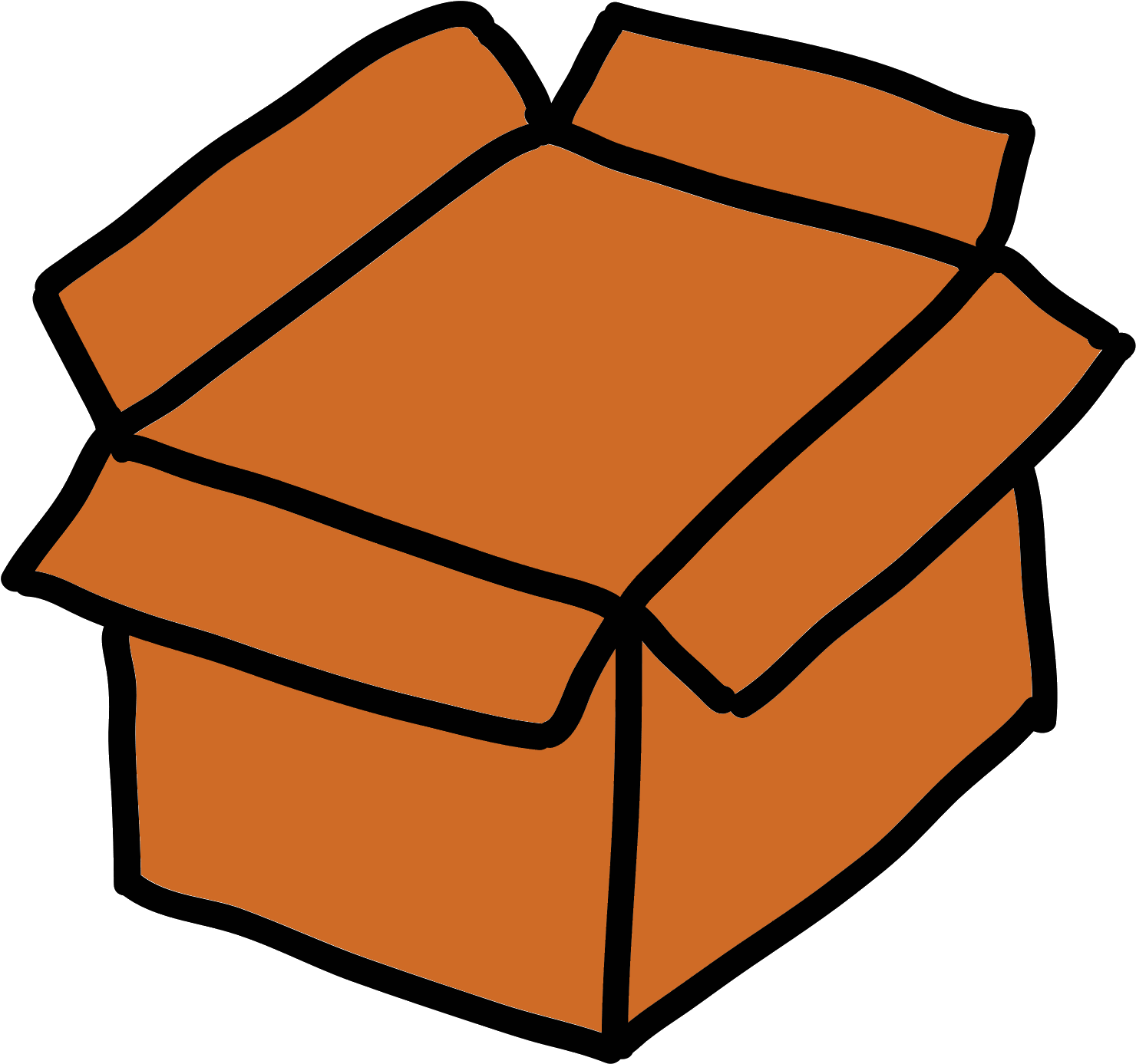 It Is A 3-dimensional Box - Portable Network Graphics (1600x1600), Png Download