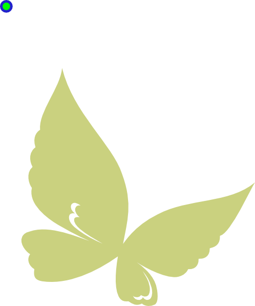 How To Set Use Green - Cute Butterfly Clipart Png (498x597), Png Download
