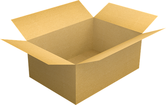 An Empty Box - Cartone Png (536x340), Png Download
