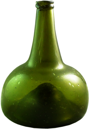 Dutch Free Blown Squat Shaped Wine - Vase (600x600), Png Download