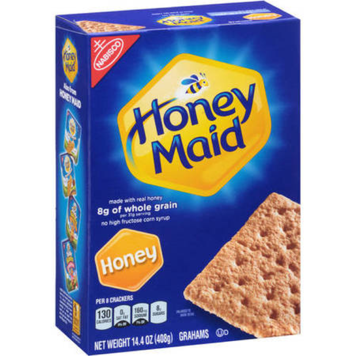 Honey Maid Crackers - Honey Maid Graham Crackers 14.4 Oz (2181x1205), Png Download