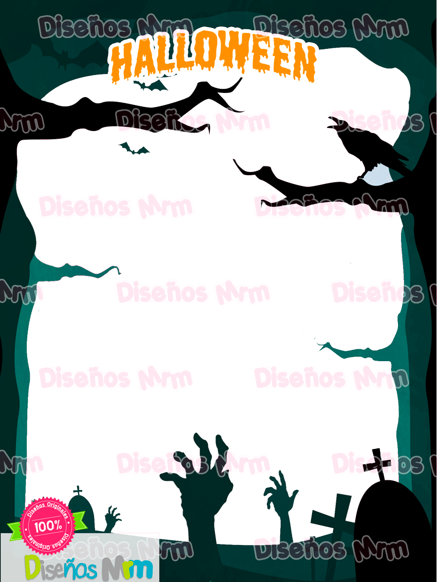Marcos Halloween Fotografia Octubre Plantilla Fantasmas - Boo Club Book 2: Night (850x1133), Png Download