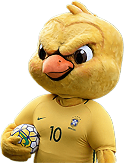Free Png Canarinho Pistola Png Images Transparent - Brazil Mascot Before After (480x629), Png Download