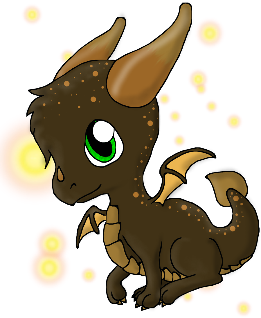 Baby Dragon Pictures Images - Cute Baby Earth Dragon (900x1145), Png Download