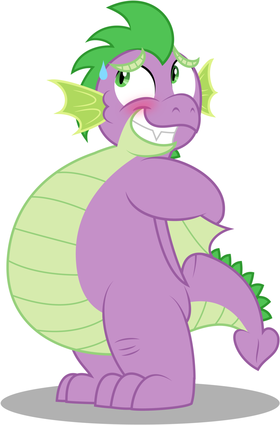Adult, Adult Spike, Artist - Cartoon (1024x1528), Png Download