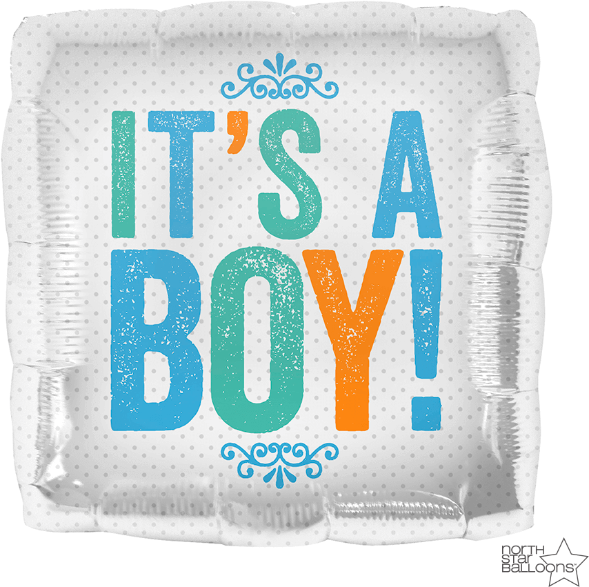 It's A Boy Block Letters 18 In* (1000x1000), Png Download