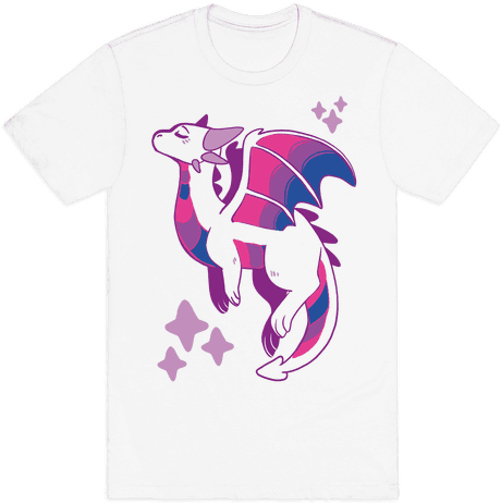 Bi Pride Dragon Mens T-shirt - Mens Halloween T Shirt (484x484), Png Download