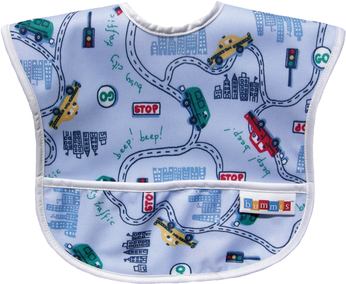 Bummis Best Ever Bib Big City - Bummis Best-ever Bib (800x800), Png Download