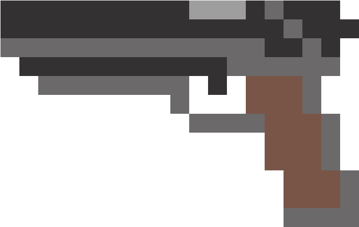 Pistola - Illustration (1184x1184), Png Download