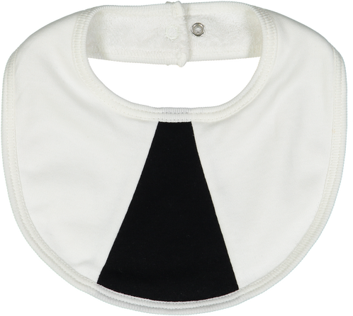This Sharp Bib Features A Contrasting Geometric Shape - Hobo Bag (498x446), Png Download