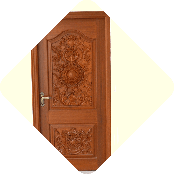 Solid Wood Doors - Home Door (730x730), Png Download