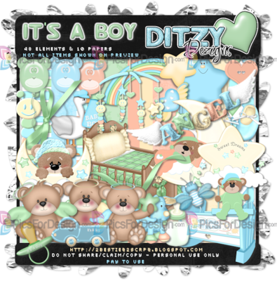 It's A Boy - Cartoon (395x400), Png Download
