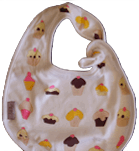 Fish Lily 'cupcakes' Bib - Cookie (500x500), Png Download