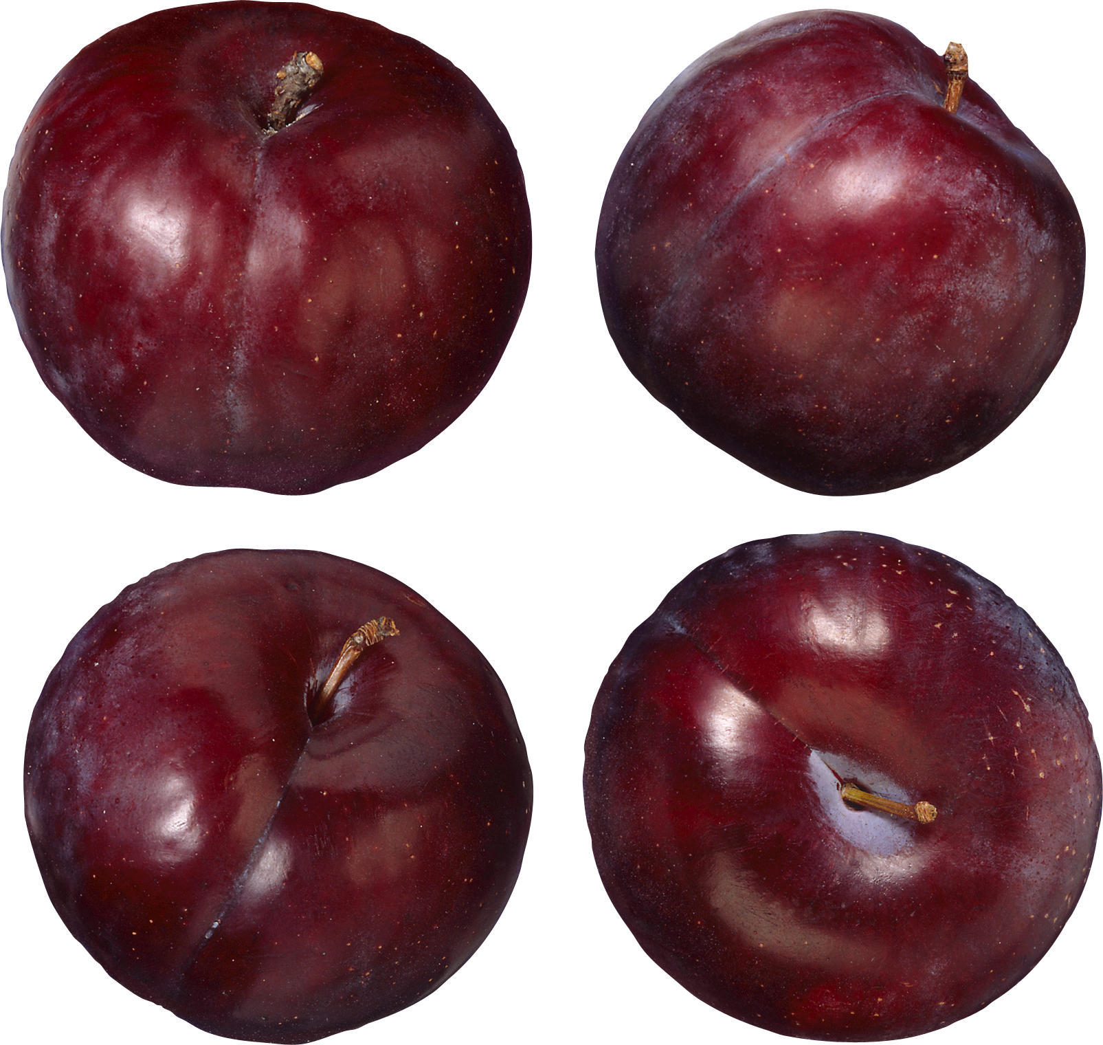 Variedades De Ciruelas Rojas (1605x1520), Png Download
