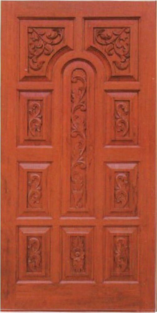 Rajasthani Wooden Carving Pooja Doors (1000x1000), Png Download