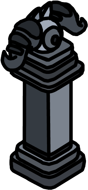 Monster Eye Pillar Furniture Icon Id 2018 - Illustration (317x667), Png Download