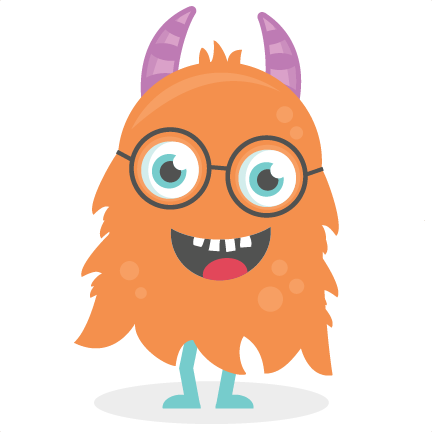 Orange Monster Clipart - Monster Svg (432x432), Png Download