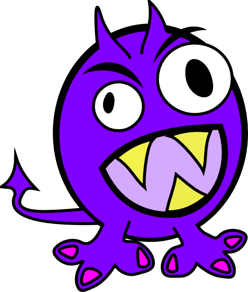 Ugly Monster Clipart 2 By James - Ugly Monster Clip Art (504x594), Png Download