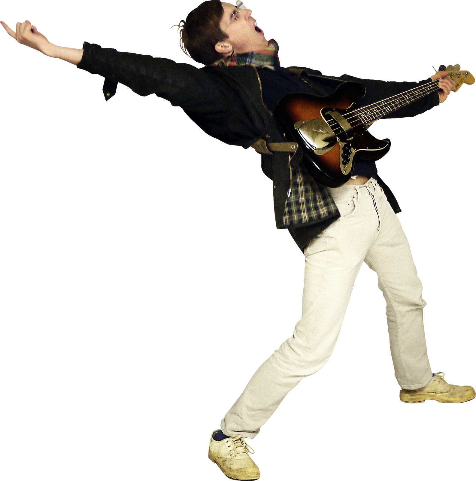 Rockon - Cut Out People Music (1585x1600), Png Download