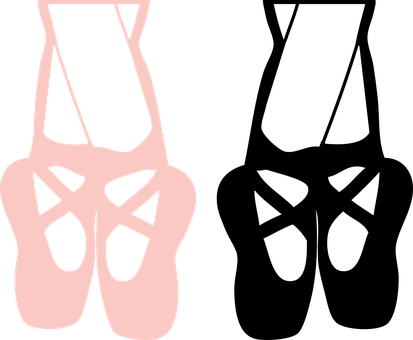 Dance Girl Feet Pink Shoes Ballet Legs Dan - Dance Shoes Png (413x340), Png Download