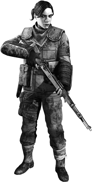 Portrait Painter - Zombie Army Trilogy Hanna Schulz (379x756), Png Download