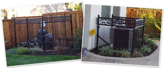 Block Unwanted Views By Installing Ivy Screen To Gain - Privacy Screen To Hide Pool Equipment (566x236), Png Download
